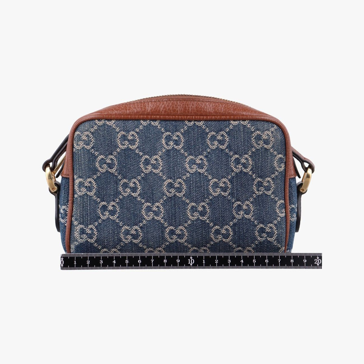 Gucci Ophidia Blue Brown Denim Leather — view 2