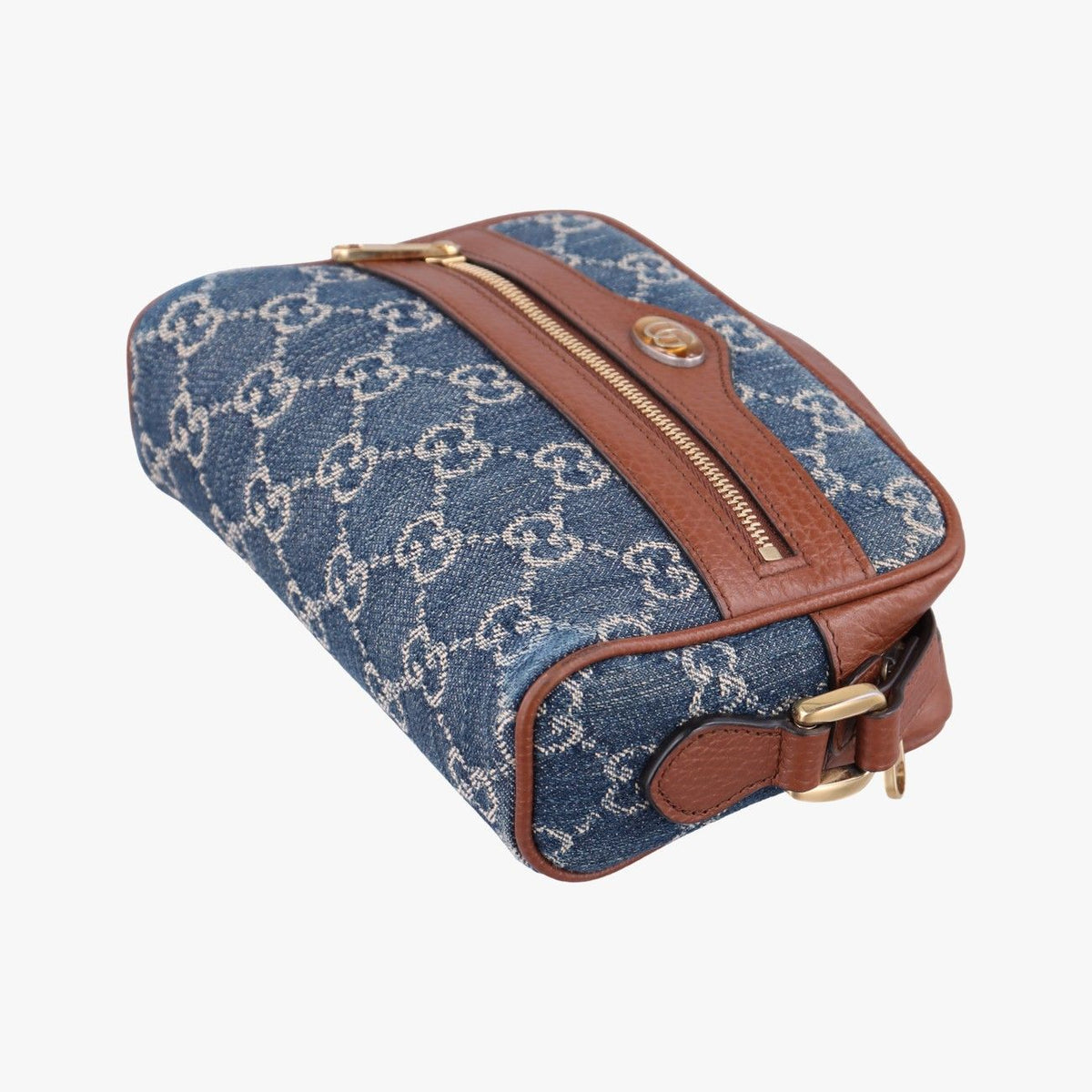 Gucci Ophidia Blue Brown Denim Leather — view 4