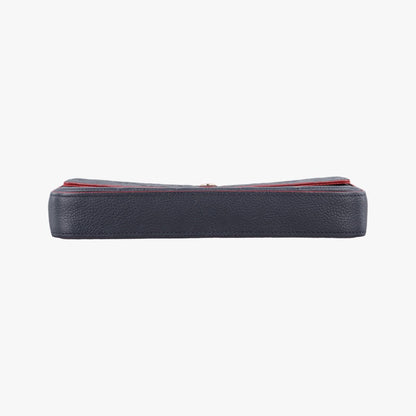 Louis Vuitton Pochette Felicie Marine Rouge Monogram Empreinte — view 3