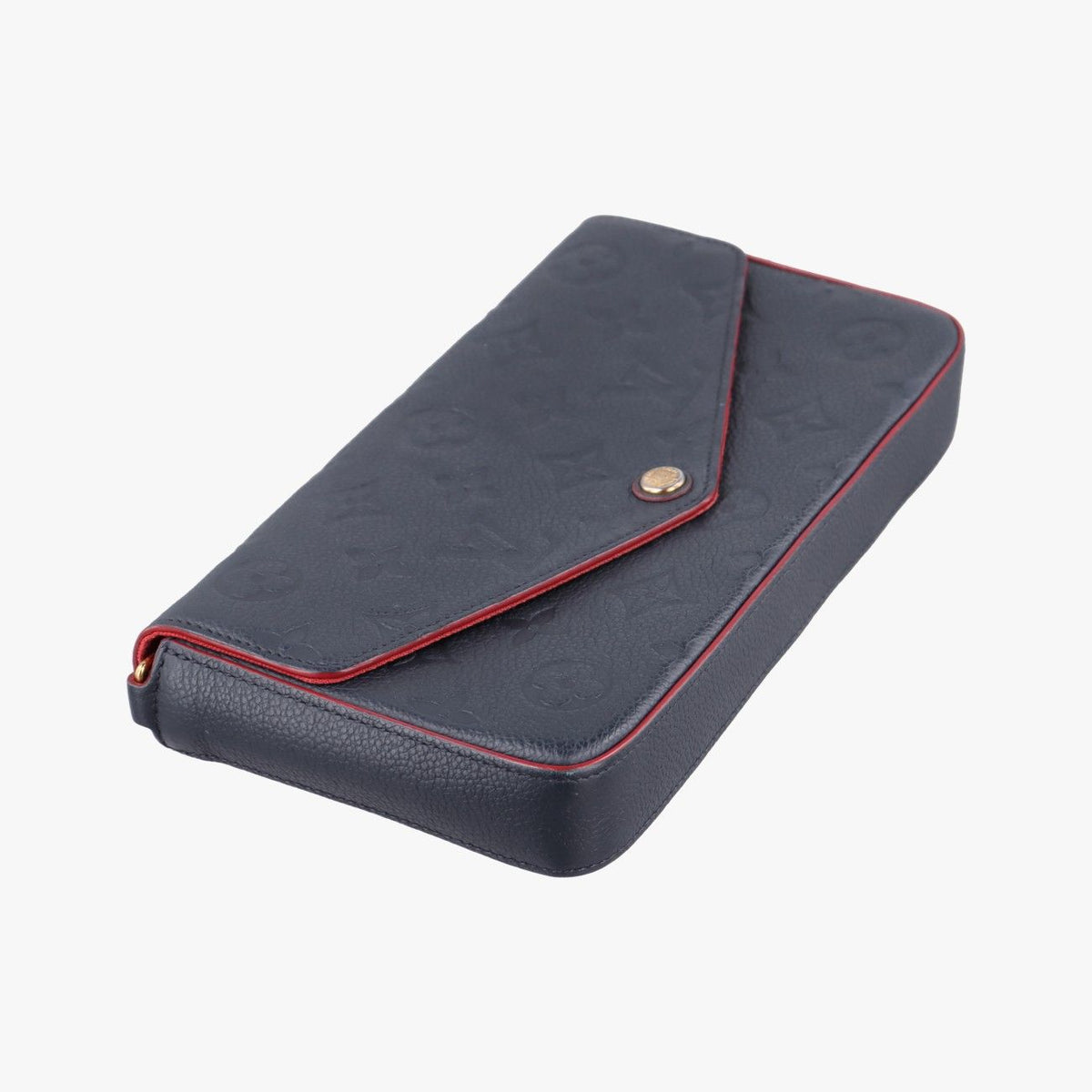 Louis Vuitton Pochette Felicie Marine Rouge Monogram Empreinte — view 5