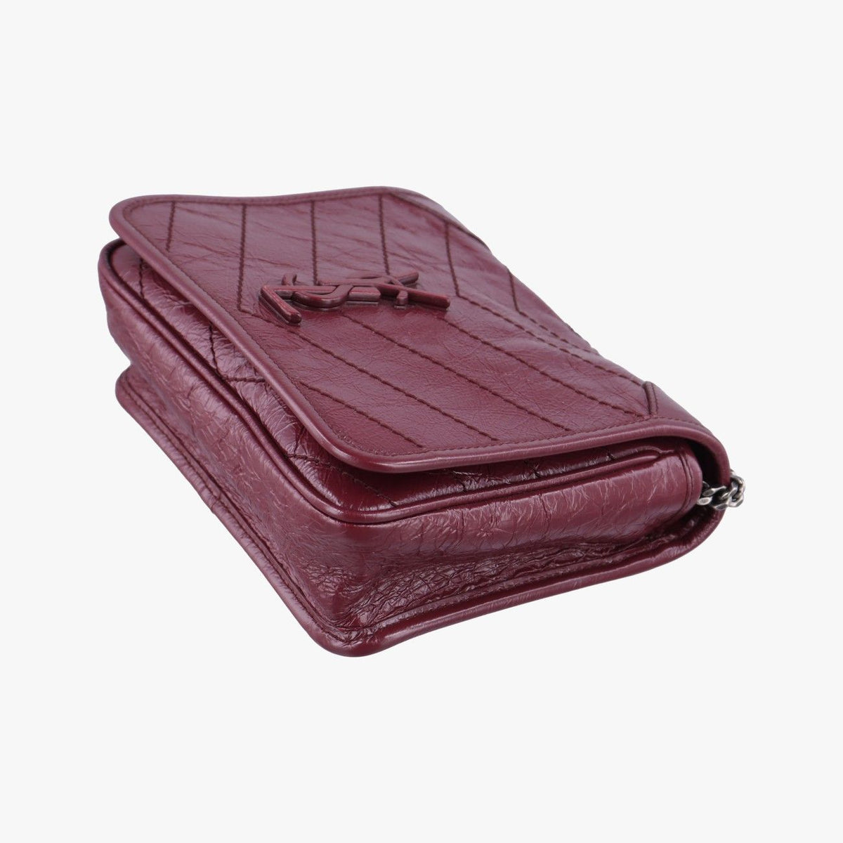 Saint Laurent Niki Wine Red Leather — view 4