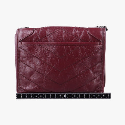 Saint Laurent Niki Wine Red Leather — view 2