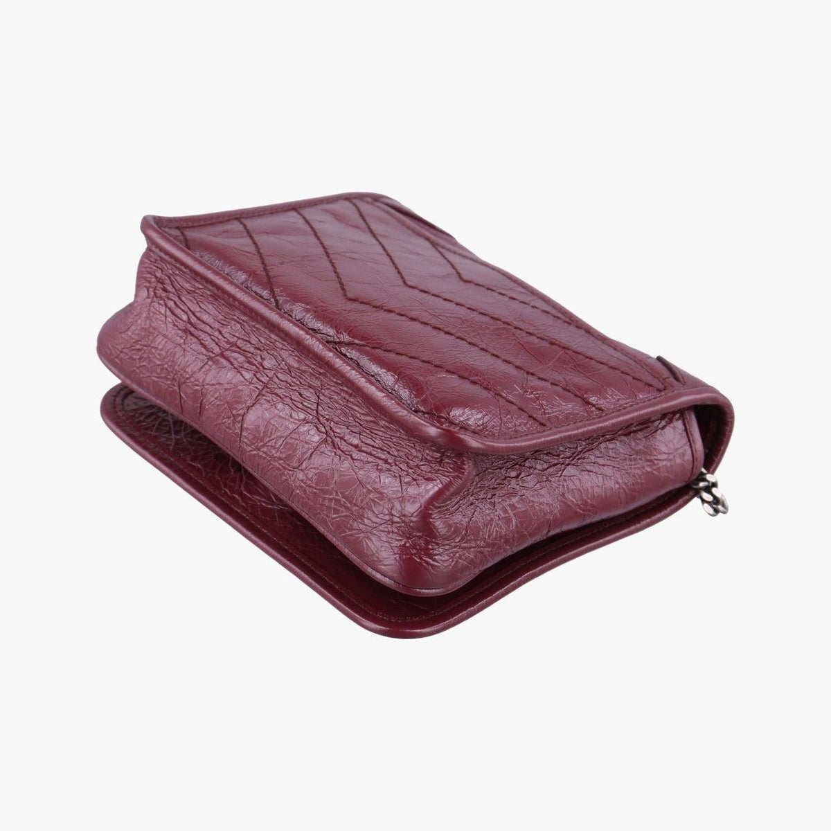 Saint Laurent Niki Wine Red Leather — view 6