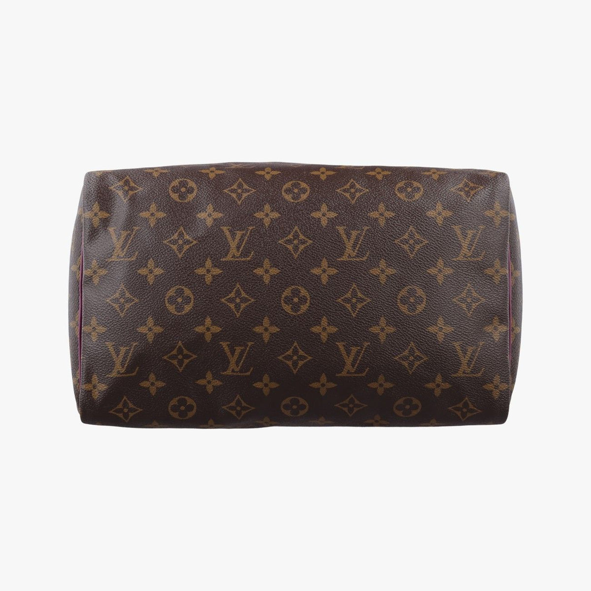 Louis Vuitton Speedy 30 Monogram Brown Magenta Totem Handbag — view 3