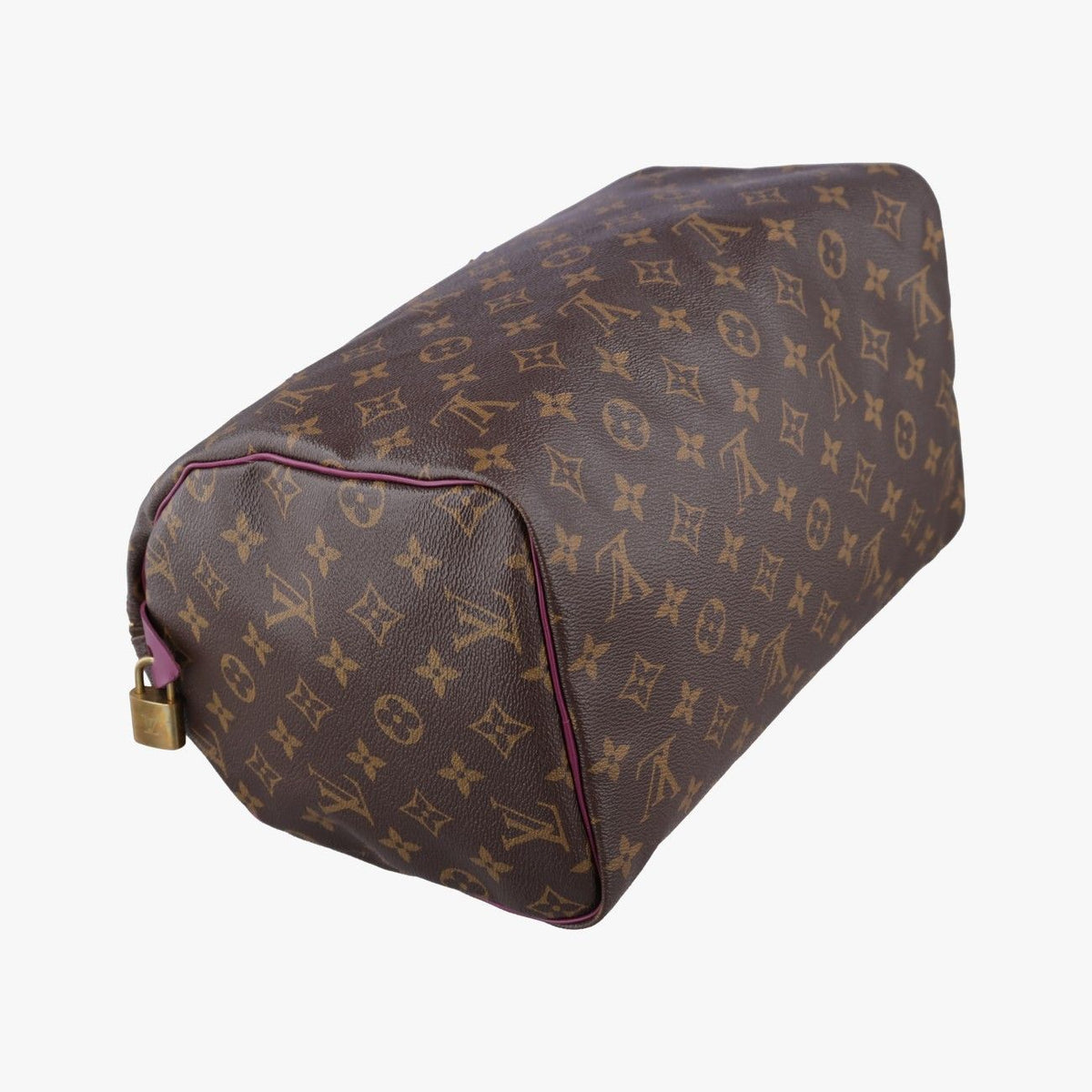 Louis Vuitton Speedy 30 Monogram Brown Magenta Totem Handbag — view 7