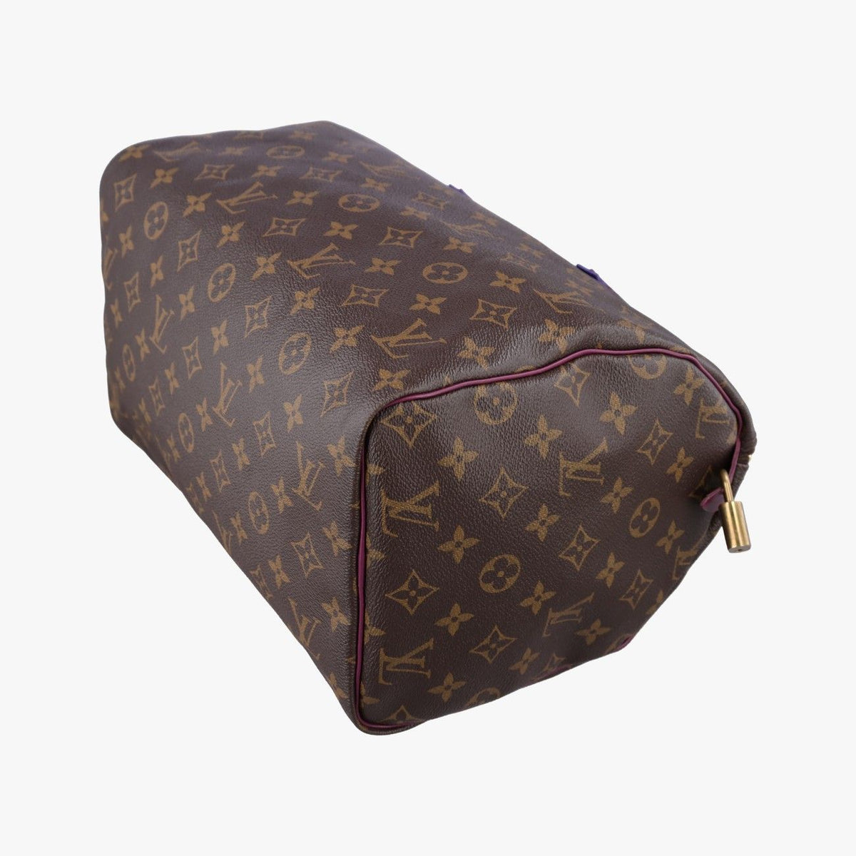 Louis Vuitton Speedy 30 Monogram Brown Magenta Totem Handbag — view 4