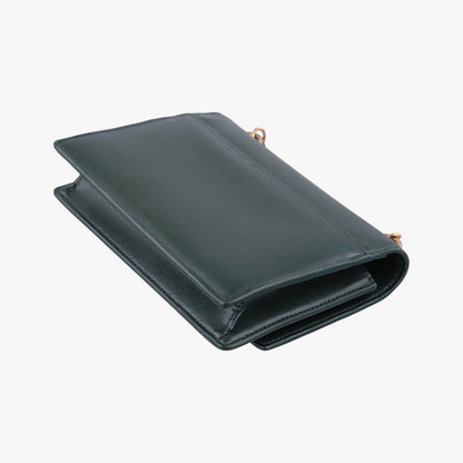 Saint Laurent Sunset Green Leather — view 6