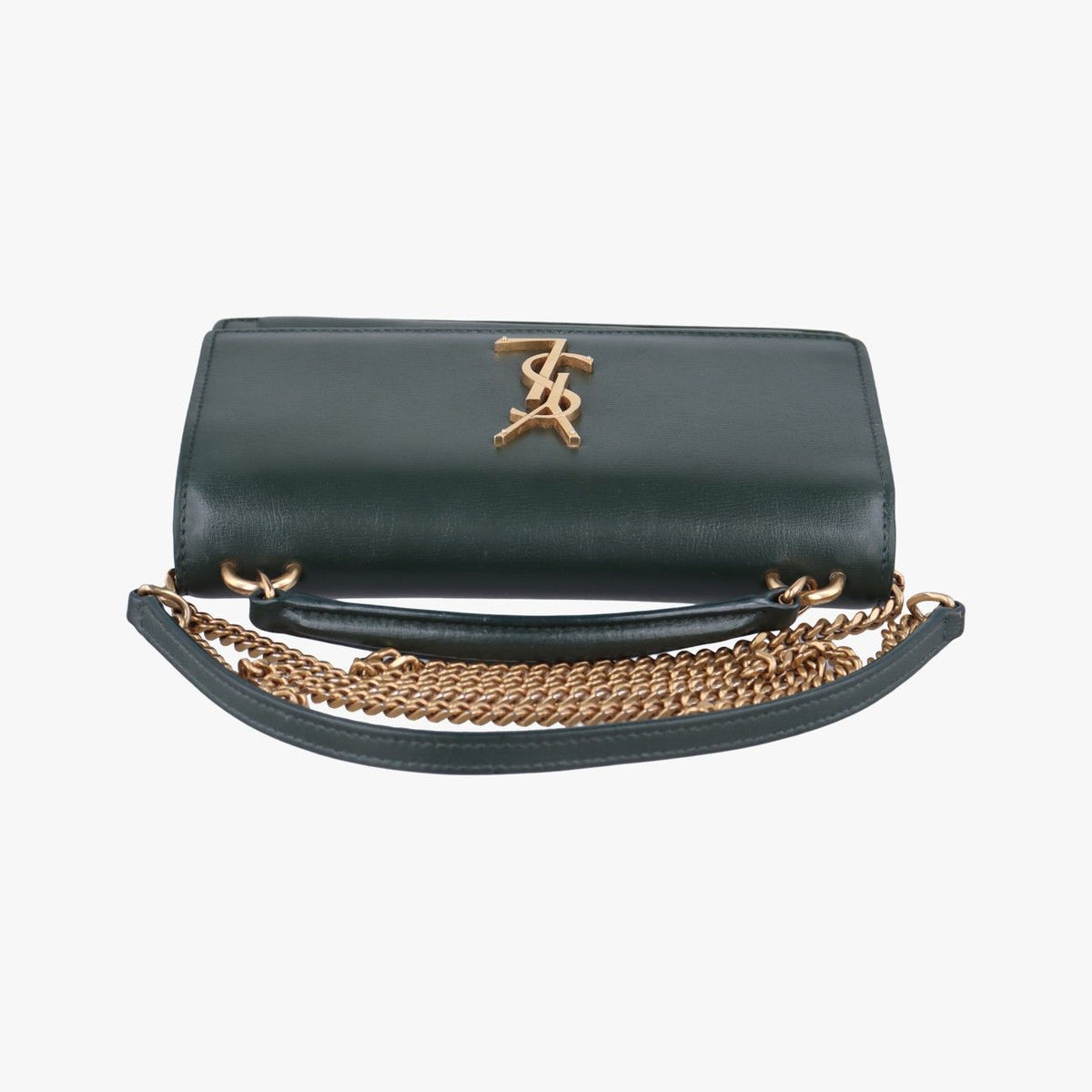 Saint Laurent Sunset Green Leather — view 8