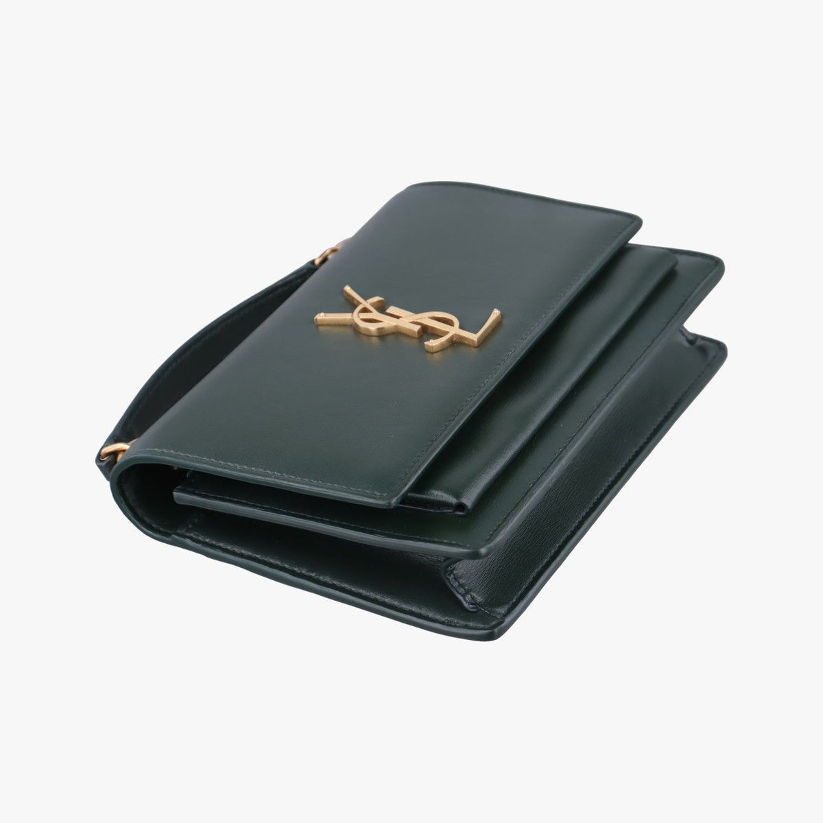 Saint Laurent Sunset Green Leather — view 5