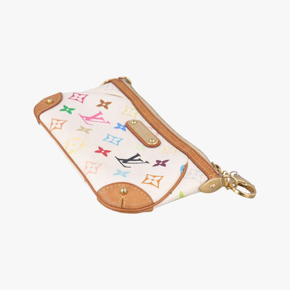 Louis Vuitton Pochette Mirror MM Blanc Monogram Multicolor — view 4