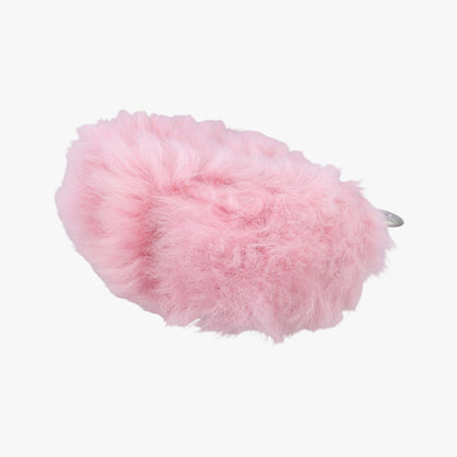 Chanel CC Hook Card Case Pink Shearling — view 6