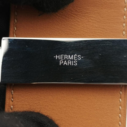 Hermes Collier de Chien Green Silver Leather S Q 48 — view 6