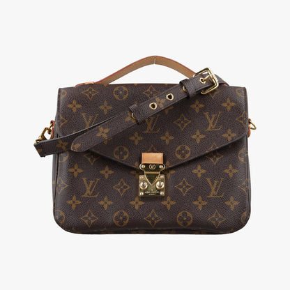 Louis Vuitton Pochette Metis MM Monogram Brown Canvas Handbag