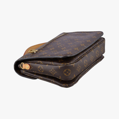Louis Vuitton Pochette Metis MM Monogram Brown Canvas Handbag — view 7