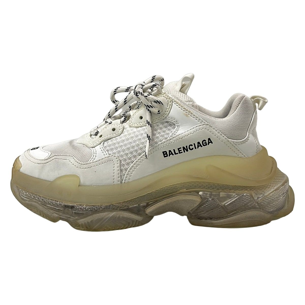 Balenciaga Sneakers Triple S White Clear Sole Leather