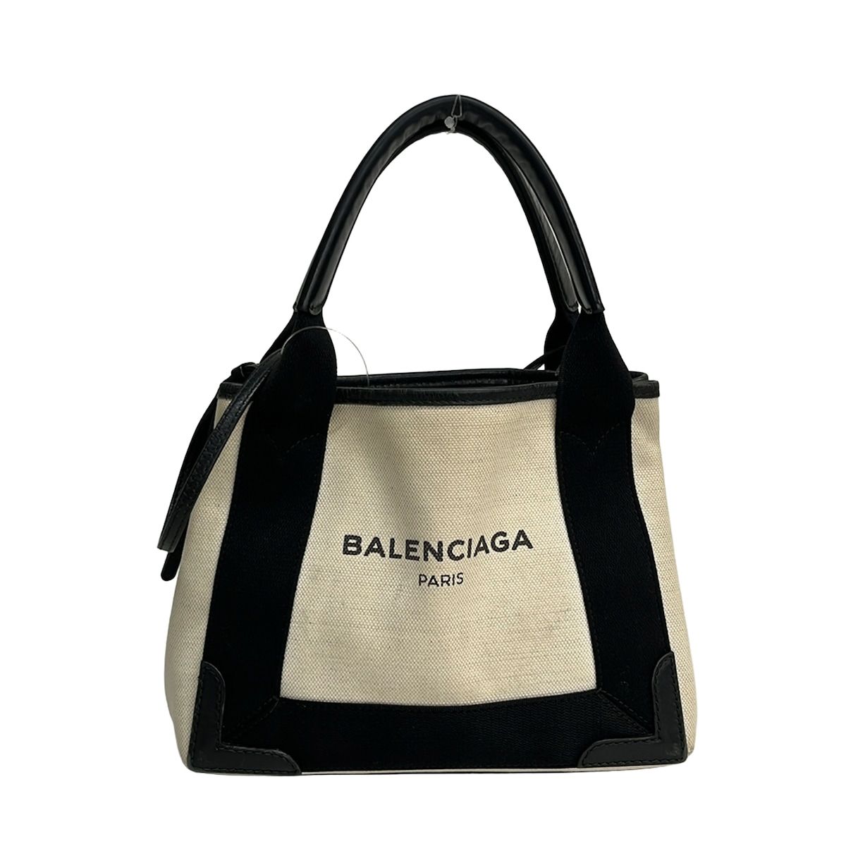 Balenciaga Tote Bag Navy Cabas XS Dark Leather