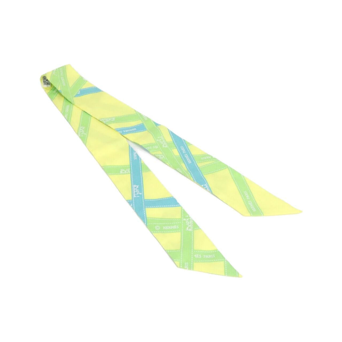 Hermes Twilly Scarf Yellow