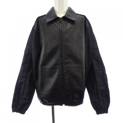 Louis Vuitton Perforated Mixed Leather Jacket