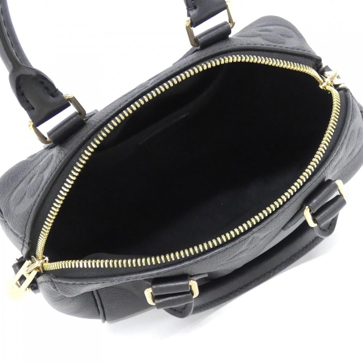 Louis Vuitton Monogram Empreinte Speedy Bandouliere 20 Boston Bag — view 6
