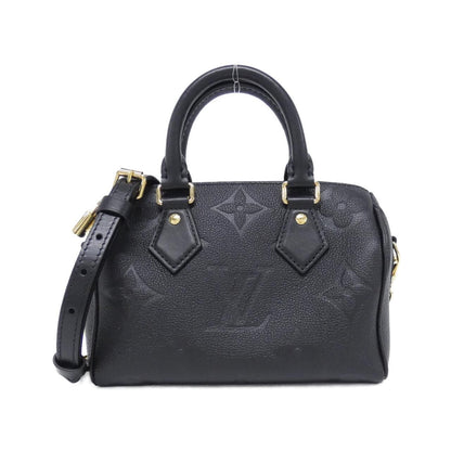 Louis Vuitton Monogram Empreinte Speedy Bandouliere 20 Boston Bag