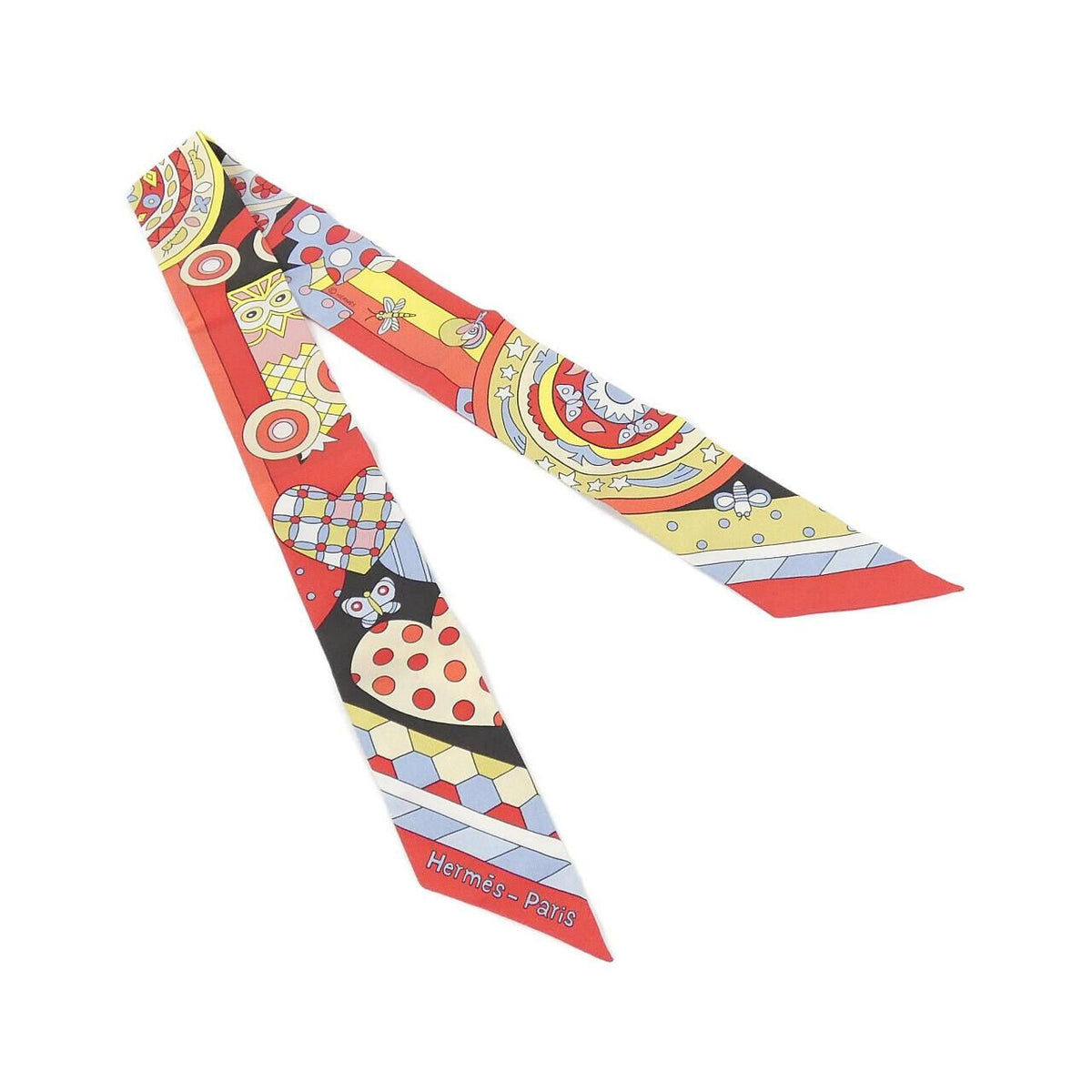 Hermes les Murmures de la Foret Twilly Scarf