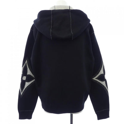 Louis Vuitton Graphic Intarsia Zip Cotton Hoodie — view 2