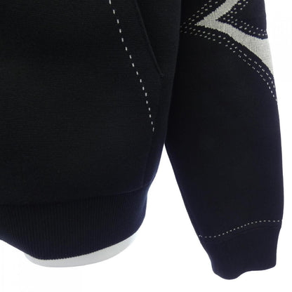 Louis Vuitton Graphic Intarsia Zip Cotton Hoodie — view 6
