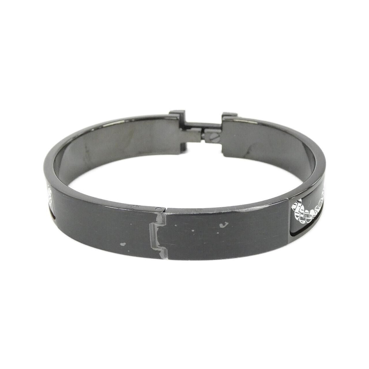 Hermes Cosmos Clic H Ash So Black Bracelet — view 2