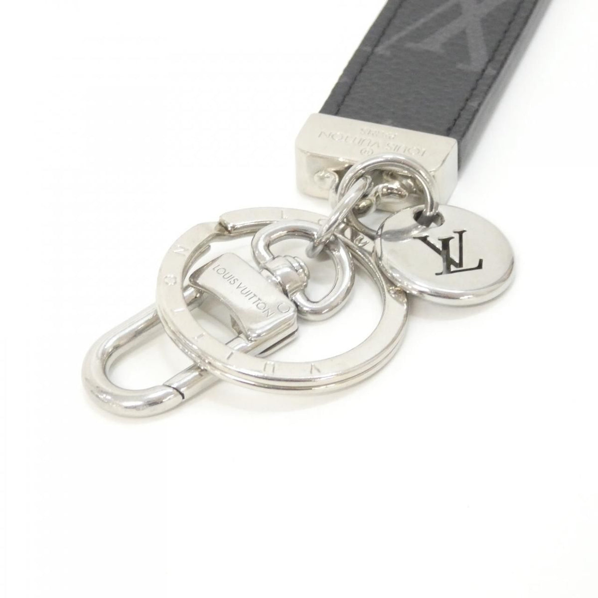 Louis Vuitton Monogram Eclipse Key Holder Neo LV Club Key Ring — view 3