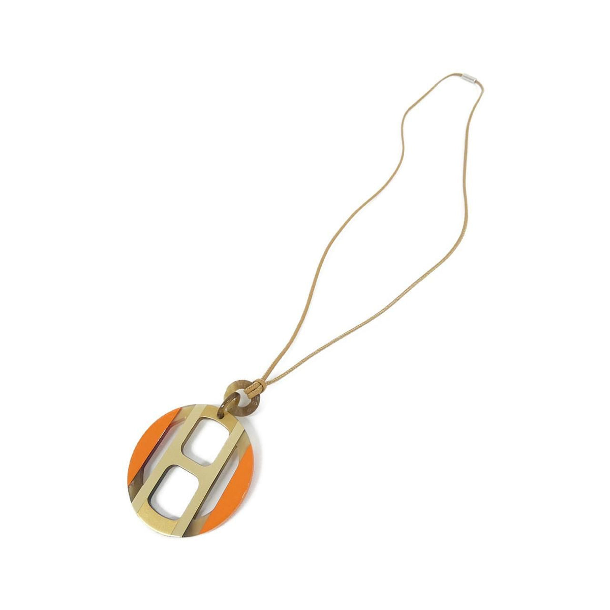 Hermes H Equipe Necklace — view 2