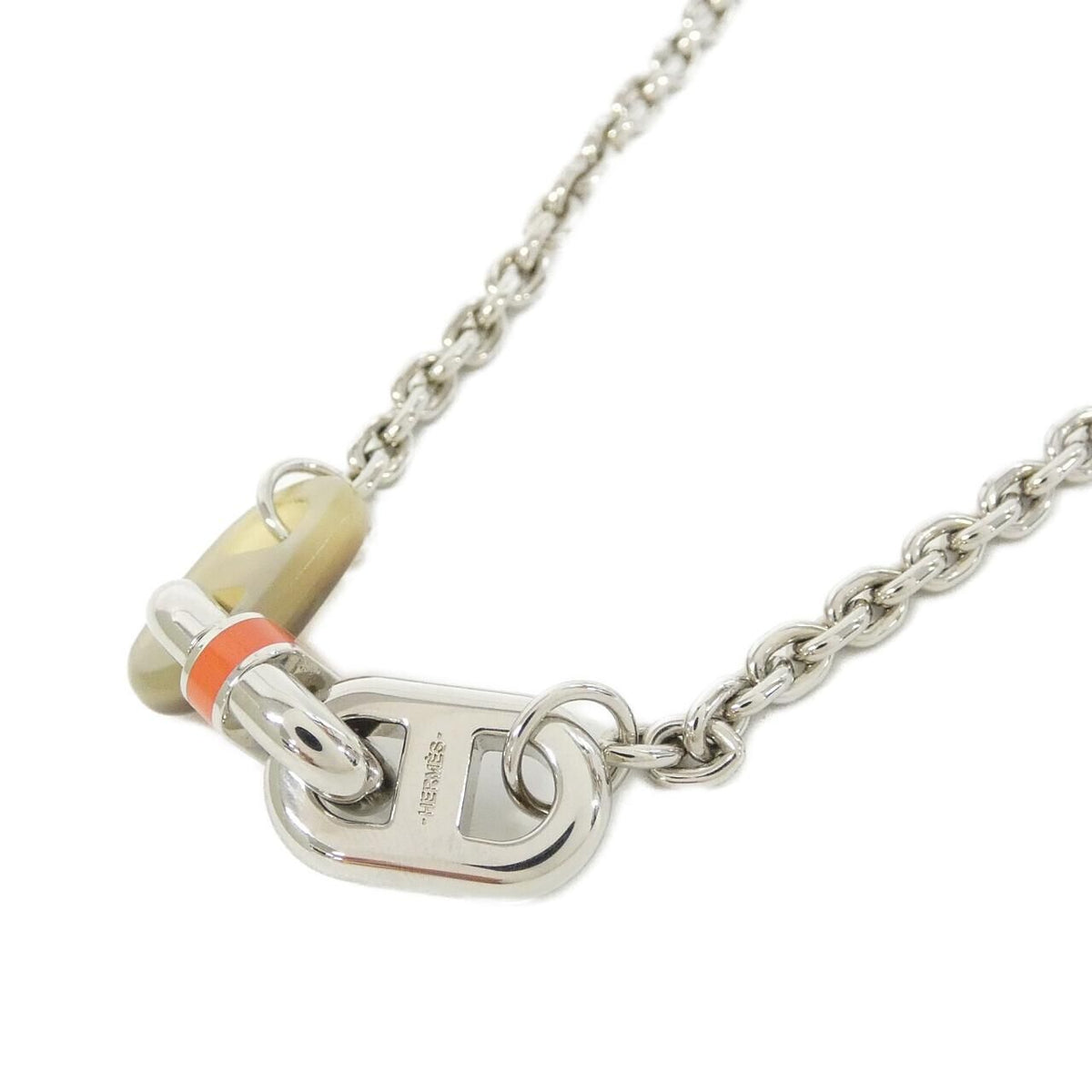 Hermes Maillon Necklace Silver — view 3