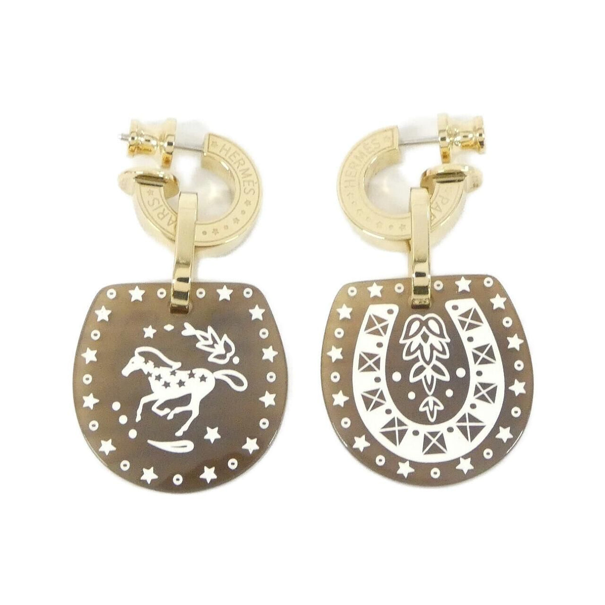Hermes Cheval de Cours PM Earrings — view 3