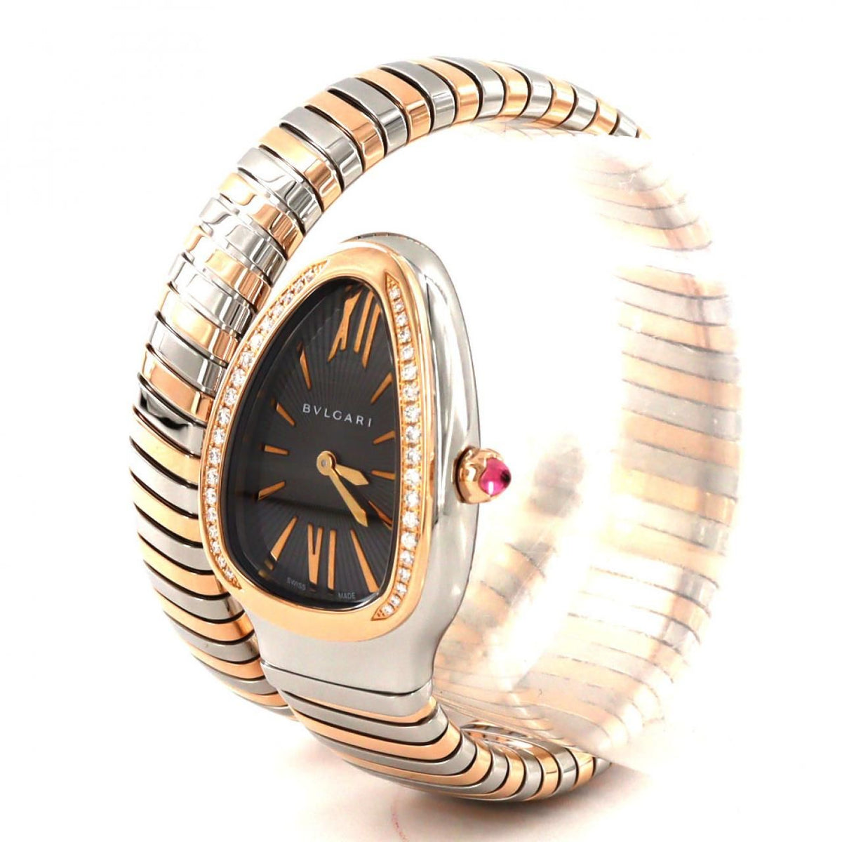 Bvlgari Bulgari Serpenti Tubogas PG Combo D S SP 35 Spg Stainless Steel Pink — view 2
