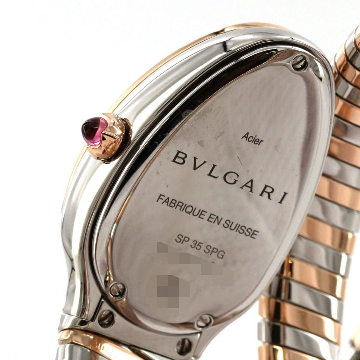 Bvlgari Bulgari Serpenti Tubogas PG Combo D S SP 35 Spg Stainless Steel Pink — view 5
