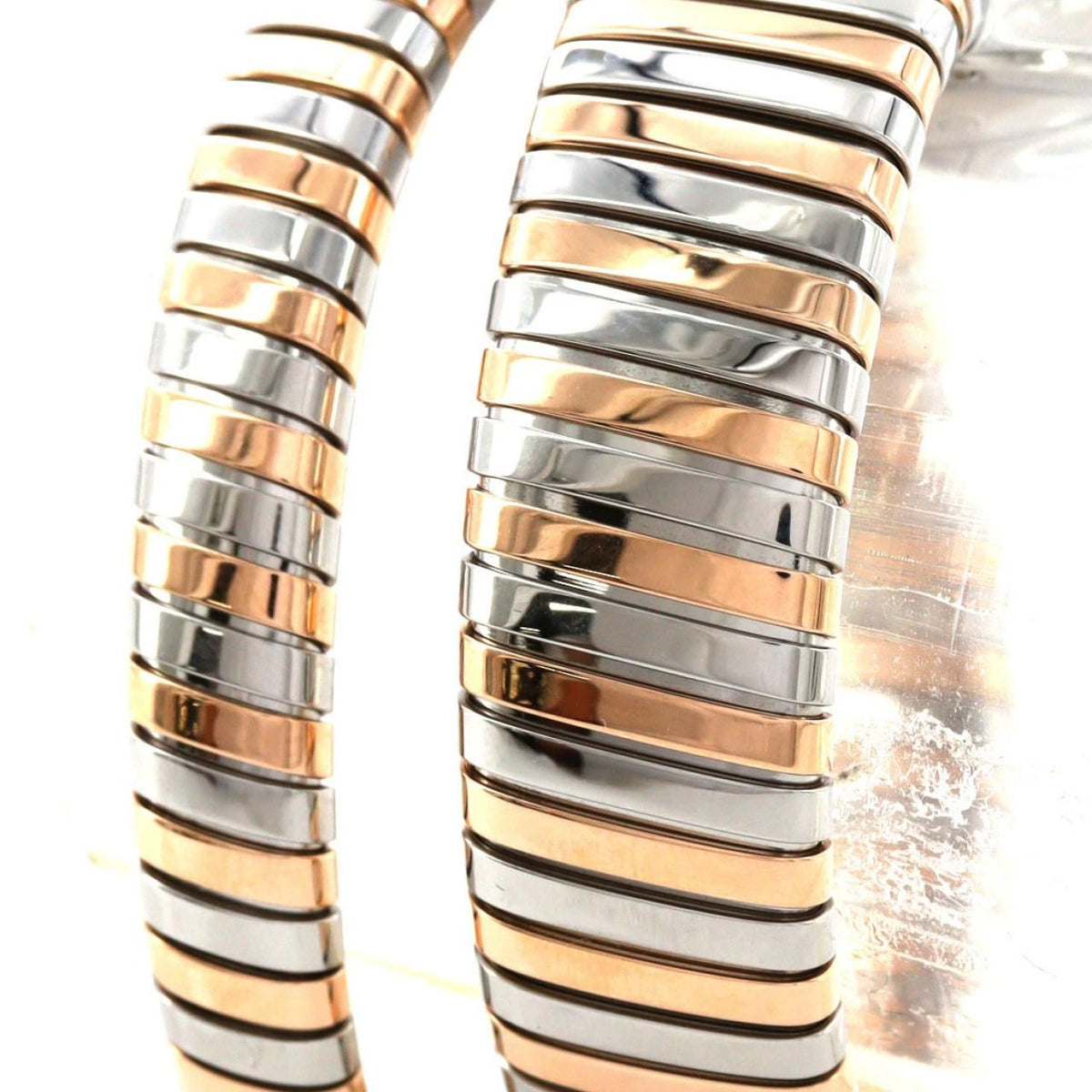 Bvlgari Bulgari Serpenti Tubogas PG Combo D S SP 35 Spg Stainless Steel Pink — view 4