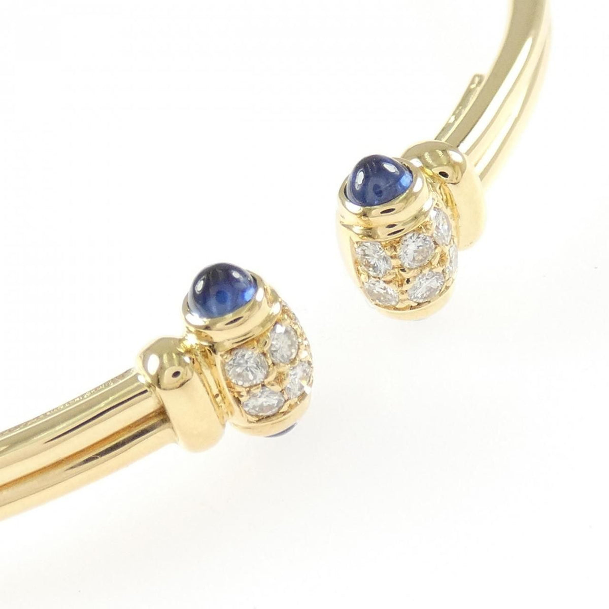 Cartier Sapphire Bangle Bracelet — view 2