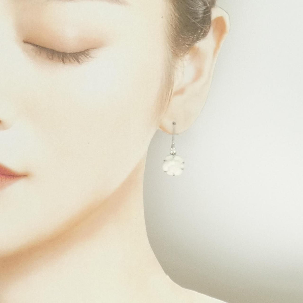 Chanel Camellia Earrings — view 4