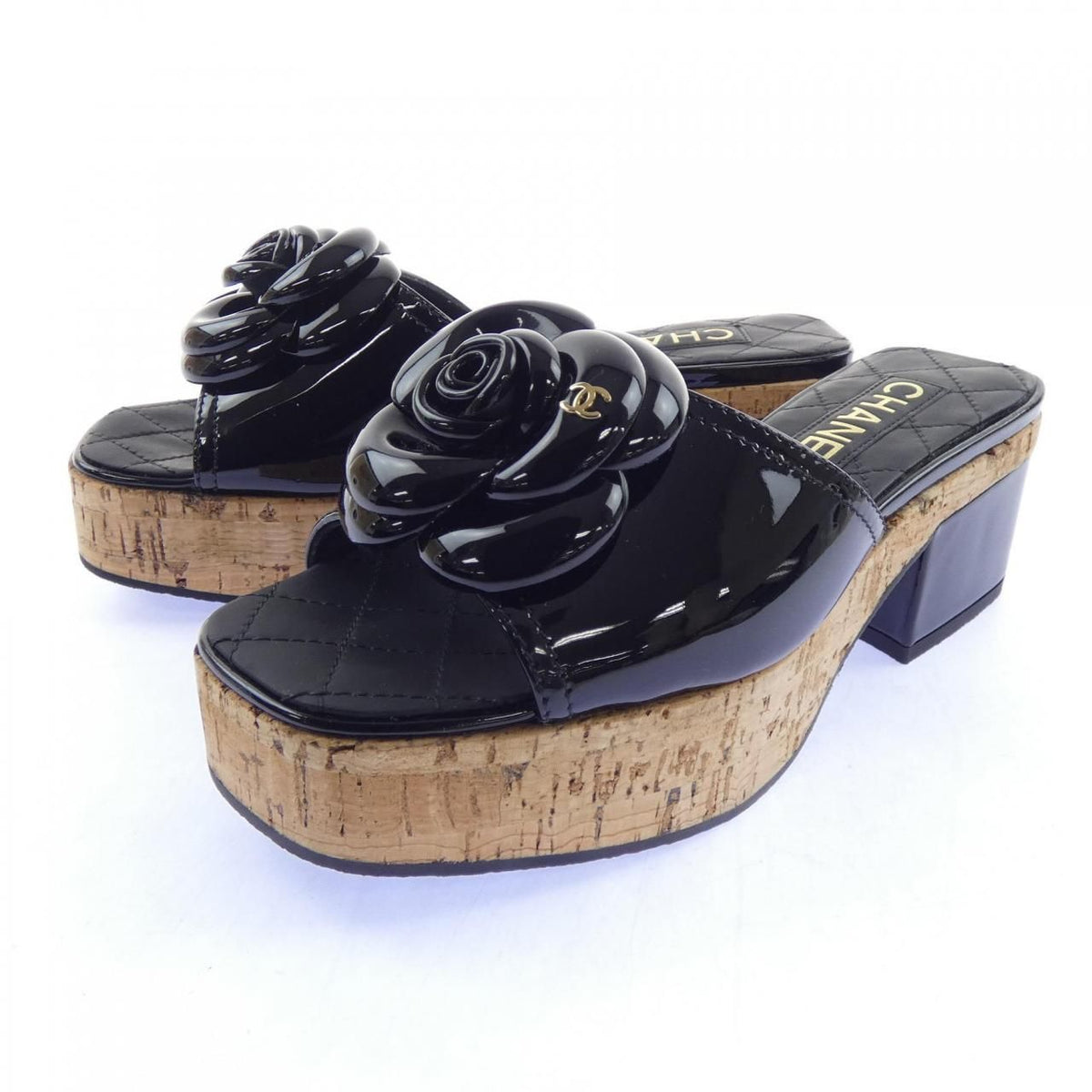 Chanel Sandals Black — view 3
