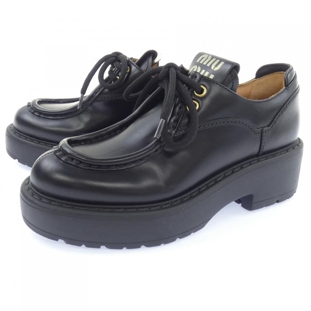 Miu Miu Fume Lace-up Shoes — view 3