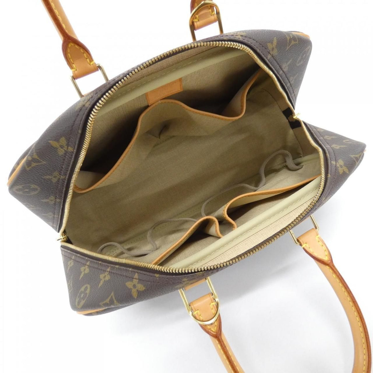 Louis Vuitton Monogram Bowling Vanity Bag — view 6