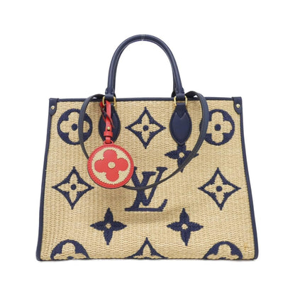 Louis Vuitton Monogram Raffia On The Go MM Bag
