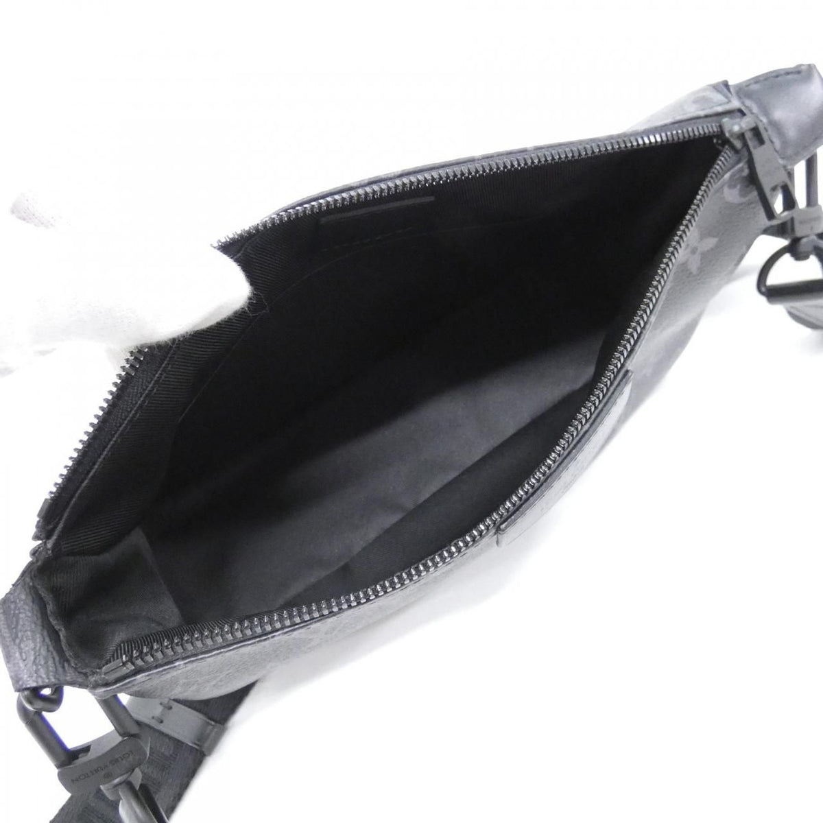 Louis Vuitton Monogram Eclipse Pochette Accessoires XL Shoulder Bag — view 6