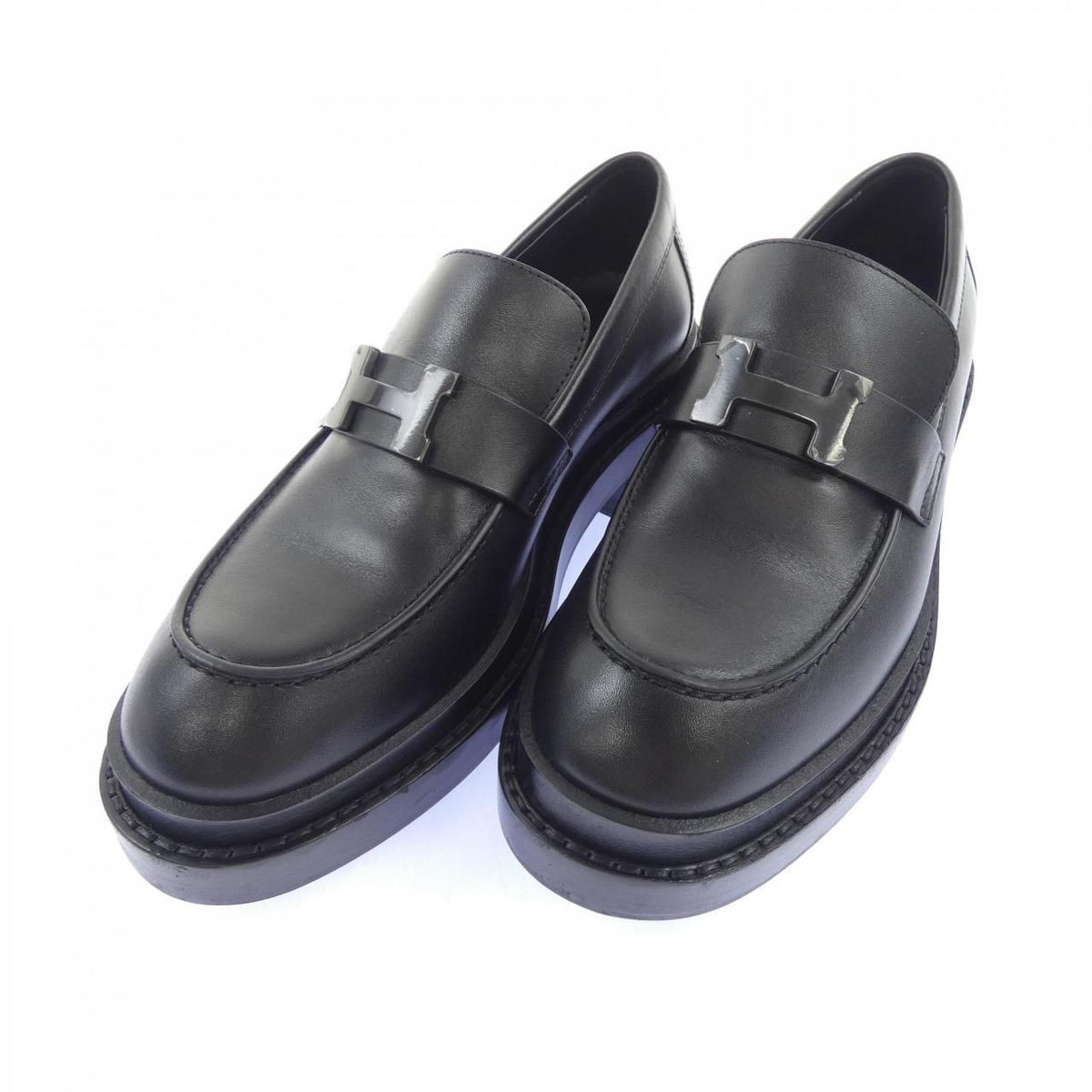 Hermes Louvre Paris Buckle Shoes — view 3