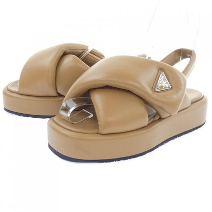 Prada Triangle Logo Sandals — view 3