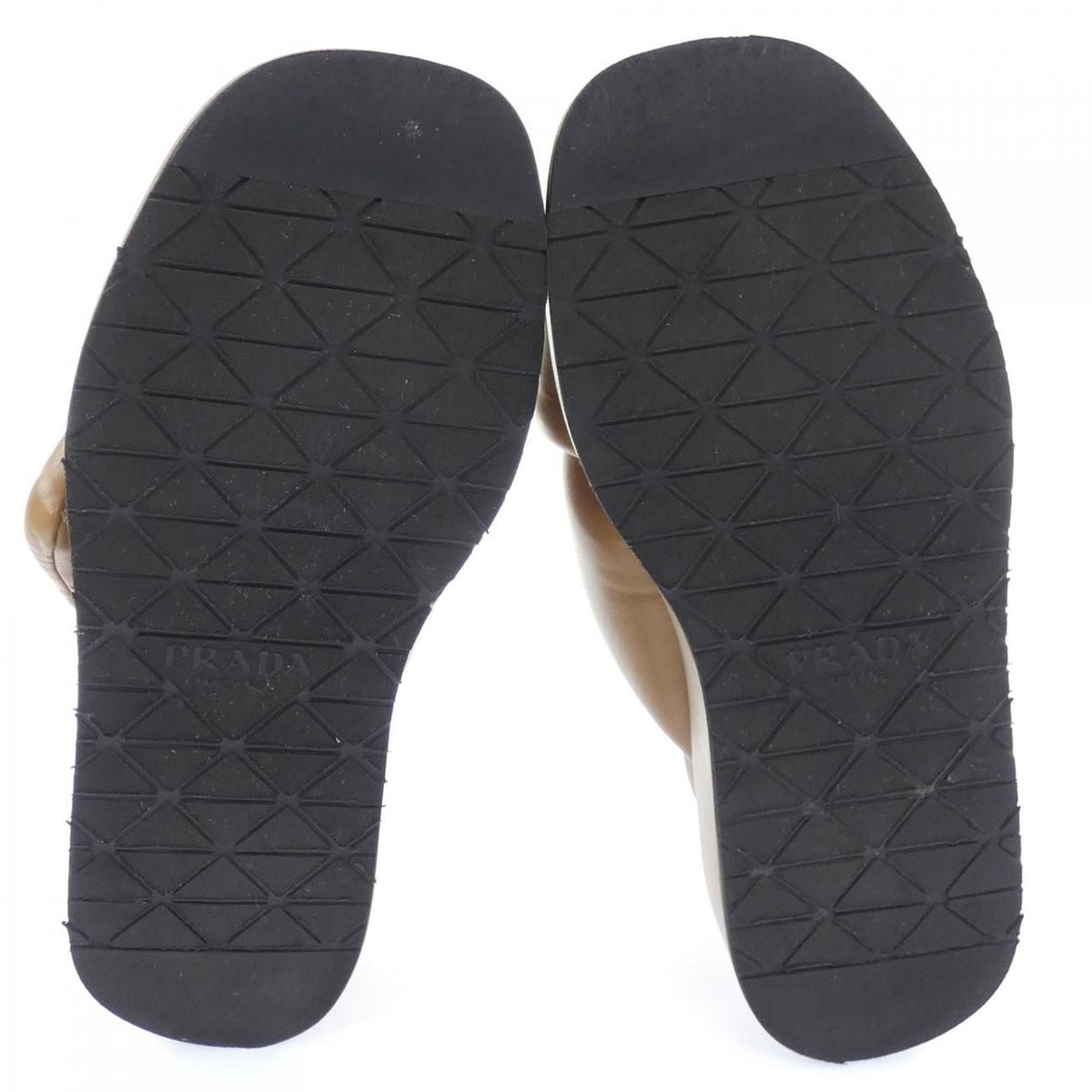Prada Triangle Logo Sandals — view 4