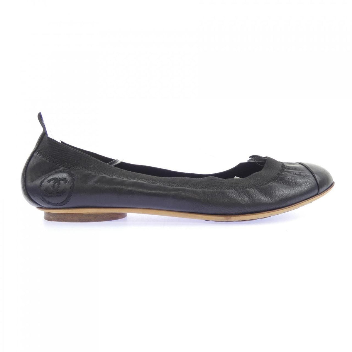 Chanel Flat Shoes Black