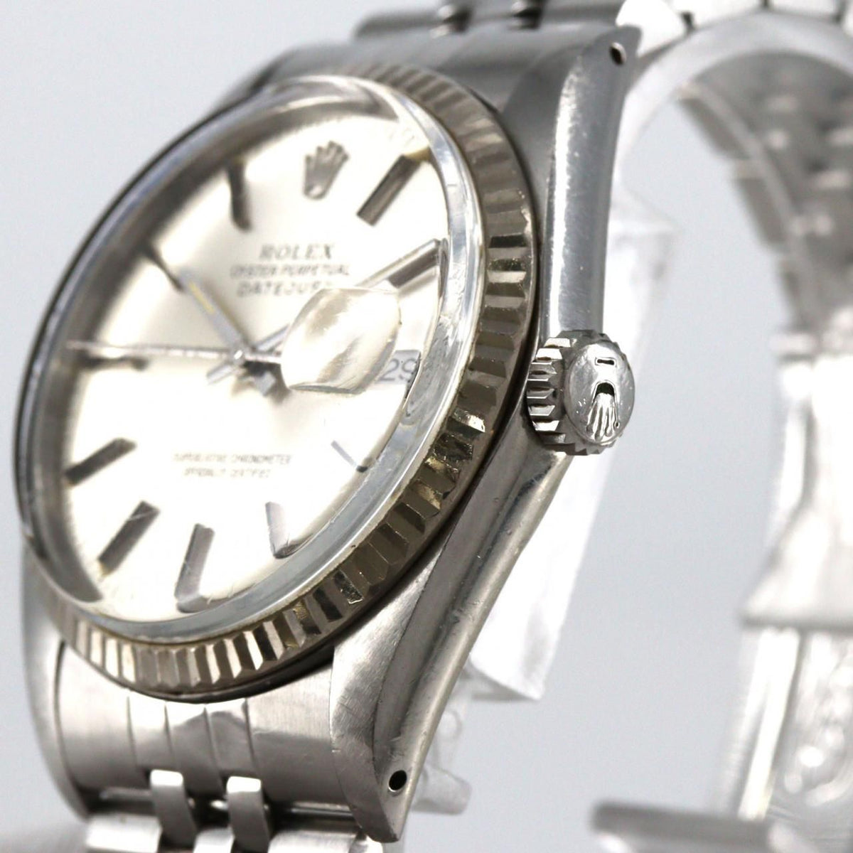 Rolex Datejust Stainless Steel White Gold Automatic — view 3