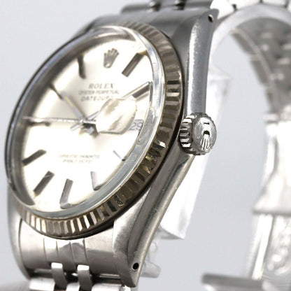 Rolex Datejust Stainless Steel White Gold Automatic — view 3