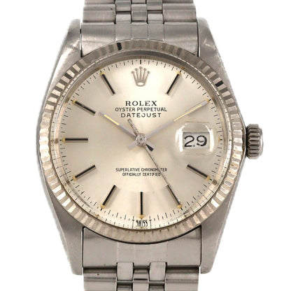 Rolex Datejust Stainless Steel White Gold Automatic
