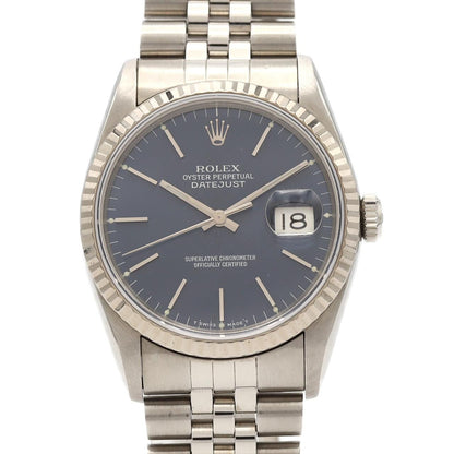 Rolex Datejust Stainless Steel White Gold Automatic